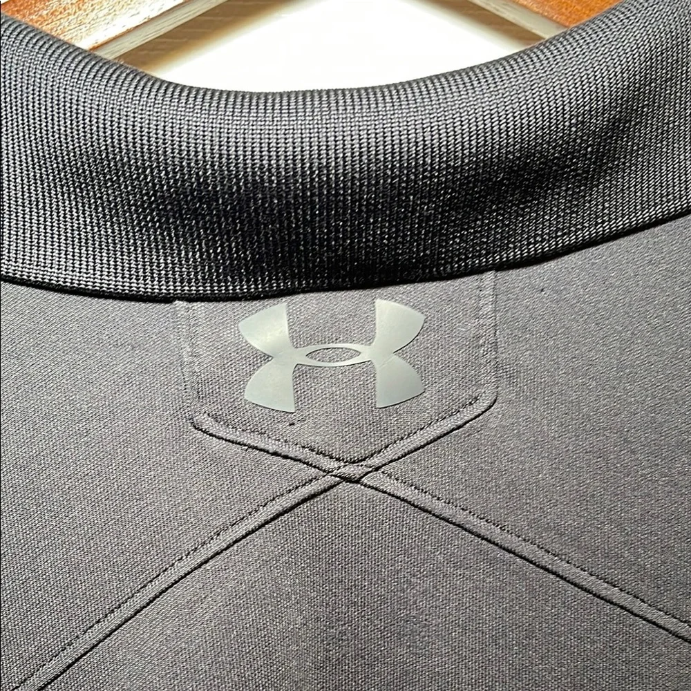 Under Armour Black Polo Shirt 3XL - Picture 4 of 7